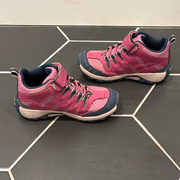 Merrell Kids Hiking Sneakers Size 12 Pink & Navy - Picture 4 of 7